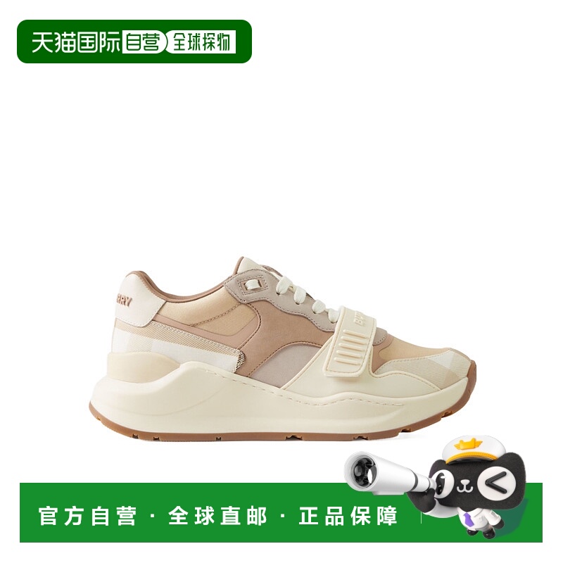 香港直邮BURBERRY 女士运动鞋 80657351 SS2023 花色 格纹运动鞋