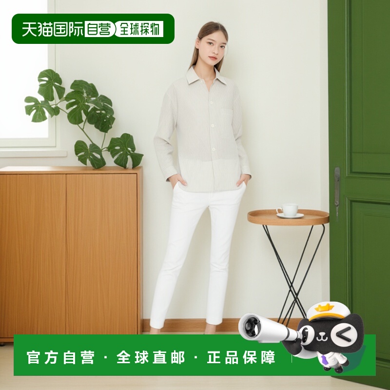 香港直邮Lemaire 女士 长袖衬衫 SH1177LF1409 white白色 舒适时