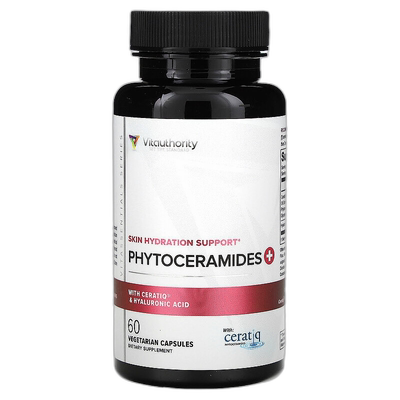 香港直邮Vitauthority,植物神经酰胺 +，60 粒素食胶囊补充补充剂