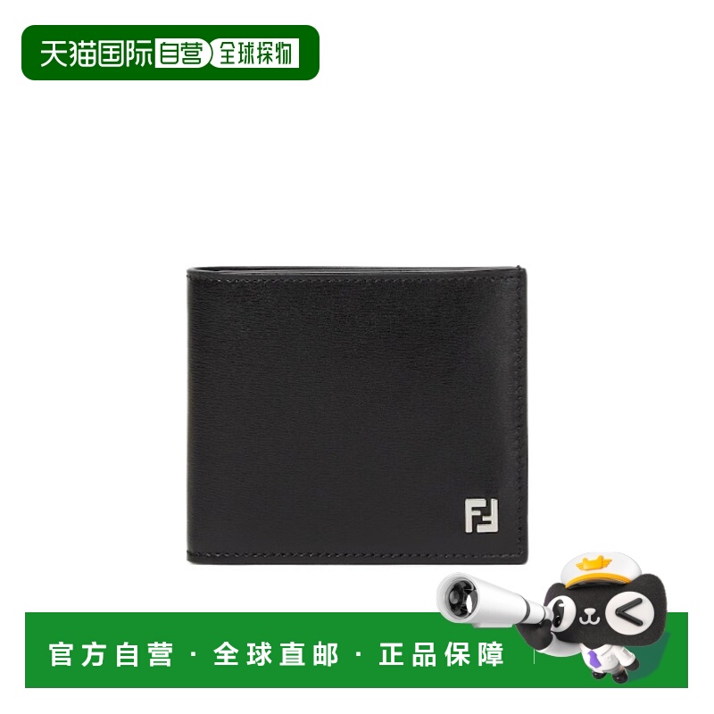 香港直邮FENDI 男士钱包 7M0378AVV6F0GXN SS2026 黑色 Squared F