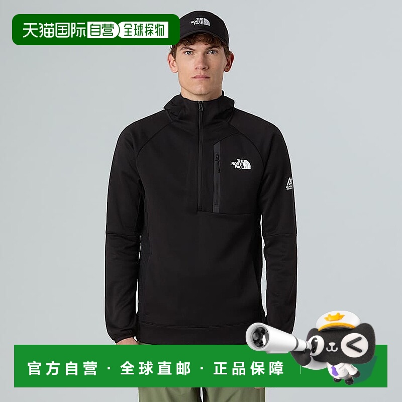 自营欧洲直邮北面 Mountain Athletics男士连帽拉链抓绒衫 THE NO