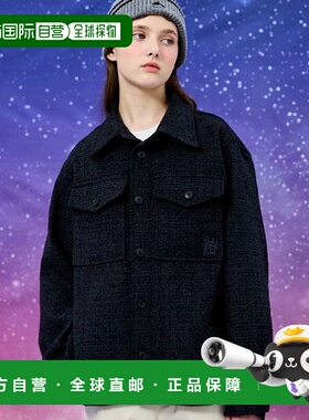 韩国直邮WAIKEI韩国小众设计师狗狗图案时尚日常衬衫YK22FWSH02