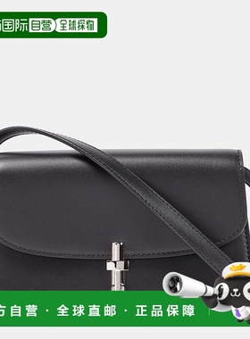 1h可退 香港直邮The Row 女士 Sofia 皮革肩包 black黑色 舒适时