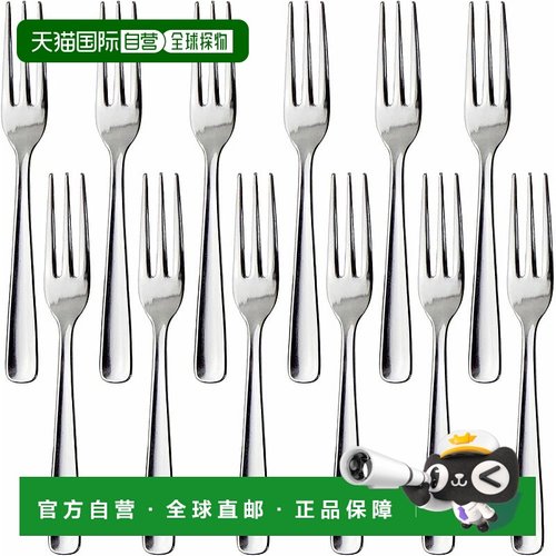 【日本直邮】Nagao Hakaku Hime 叉子 13 厘米 12 件套 不锈钢 适