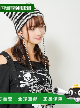 1h可退 日本直邮夢展望 Diable baiser 女士波点猫耳毛线帽 温暖