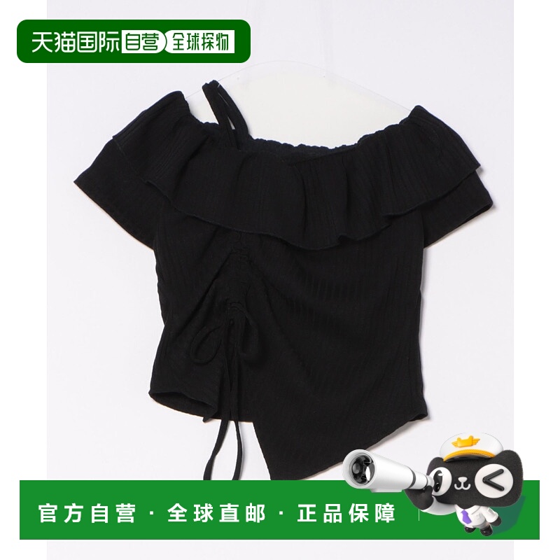 1h可退 日本直邮PHILLY 女士不对称下摆露肩上衣 PWC25SS181