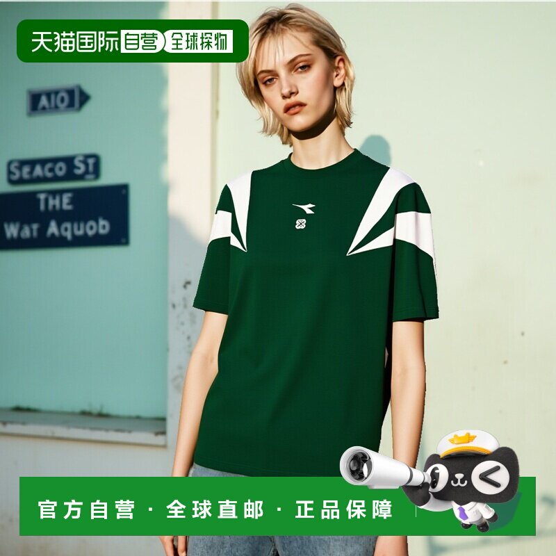 韩国直邮SATUR设计师款大气简约日常休闲个性T恤D3221TRSS2GN短袖