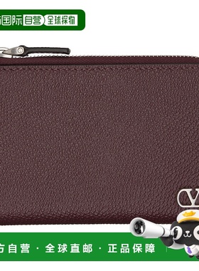 1h可退 香港直邮Valentino 华伦天奴 男士 酒红色 VLogo Signatur