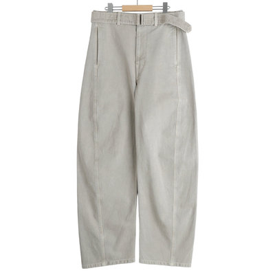 1h可退 日本直邮LEMAIRE 男女同款 扭褶腰带牛仔裤 PA326LD1054