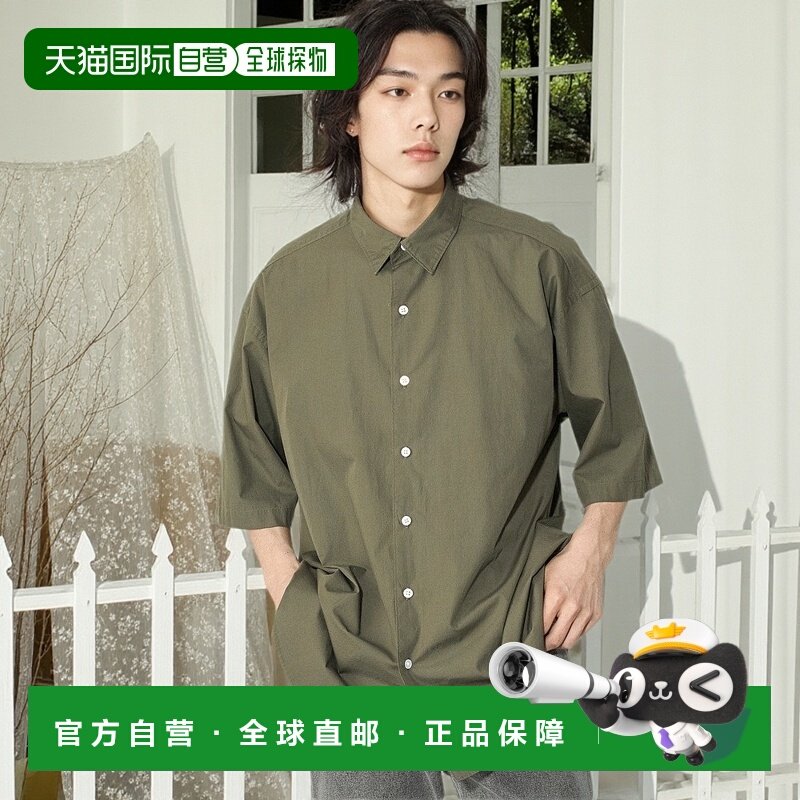 1h可退 日本直邮CITEN 标准半袖衬衫宽松新款经典上衣纯棉