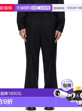 1h可退 香港直邮潮奢 Our Legacy 男士 黑色 Borrowed Chino 长裤