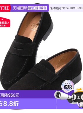 韩国直邮Crockett & Jones 波士顿黑色绒面革 (28363A-S01L1) 乐