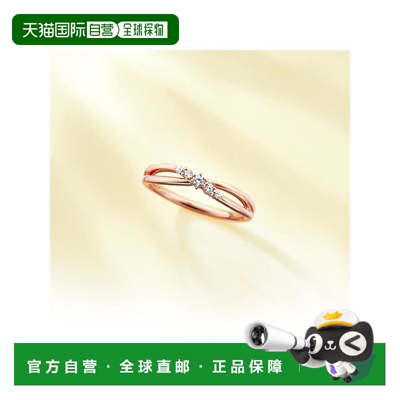 日本直邮日潮4度C 4℃ Canal 银戒指配饰婚戒