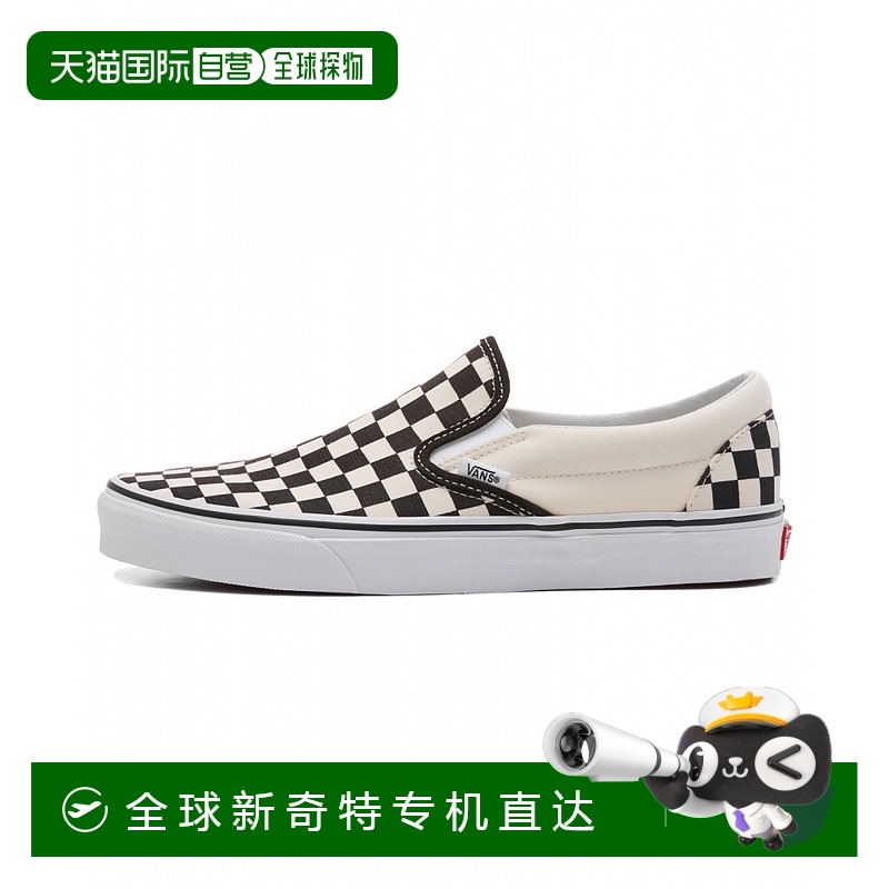 韩国直邮货车 Classic Slip On (Skulls) 黑色 白色 方格