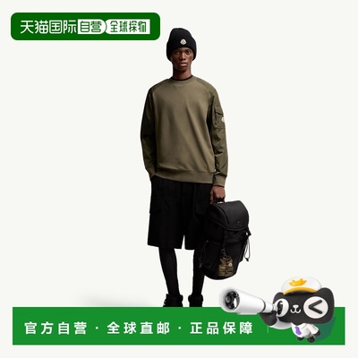 自营欧洲直邮Moncler/盟可睐 棉混纺运动衫抓绒长袖卫衣