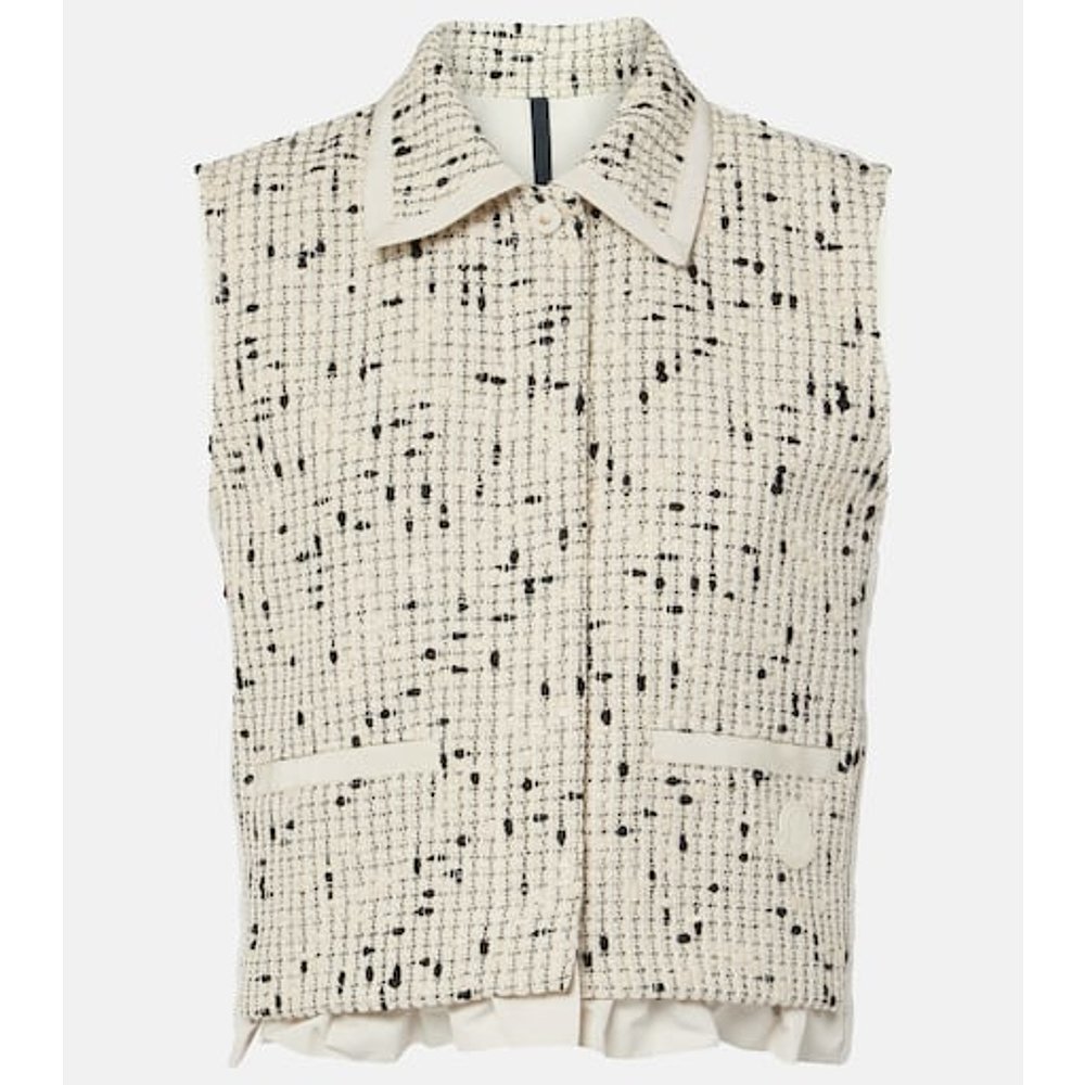 潮奢 Moncler 盟可睐 女士 Verne 背心 white白色 舒适时尚