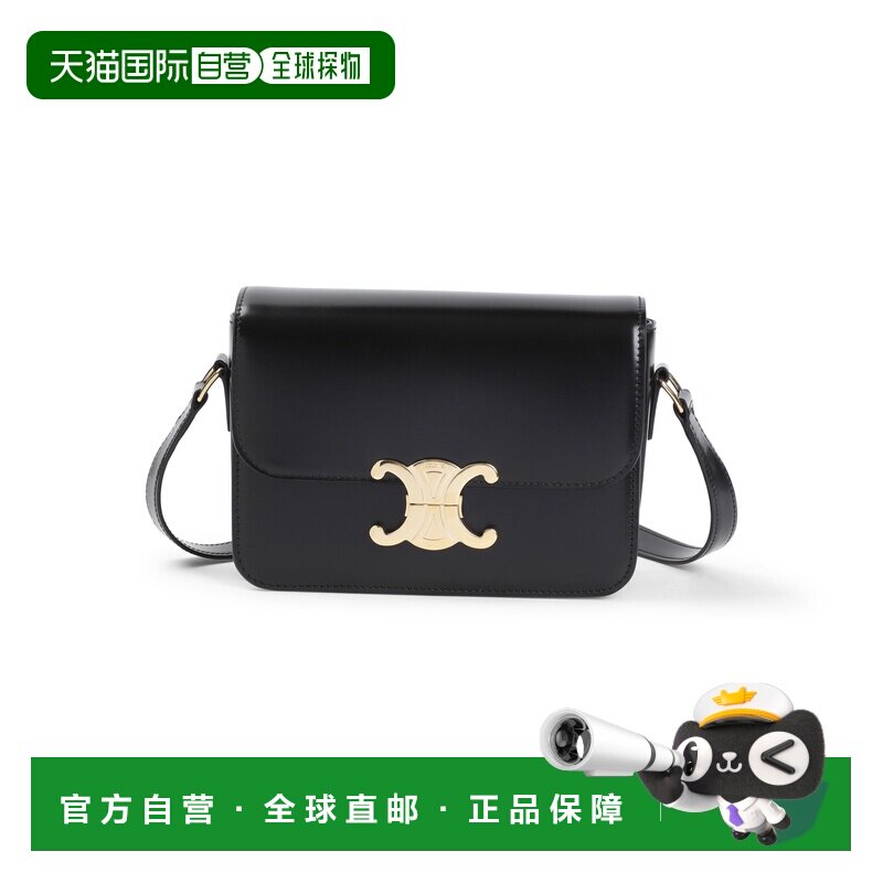香港直邮CELINE 女士斜挎包 188423BF438NO CO 黑色 CELINE TEEN图片
