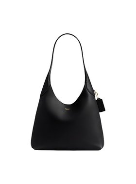 香港直邮COACH Brooklyn 28徽标Logo按扣开合手提单肩包大号女款