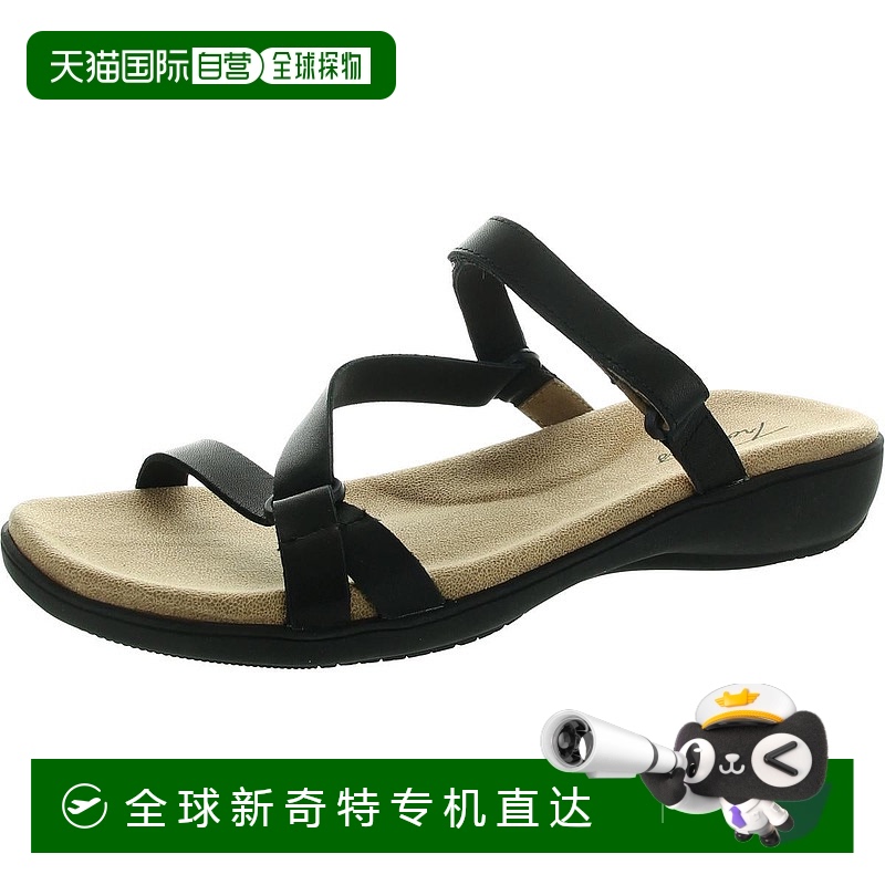 自营trotters女式系带凉鞋 - 黑色 【美国奥莱】直发