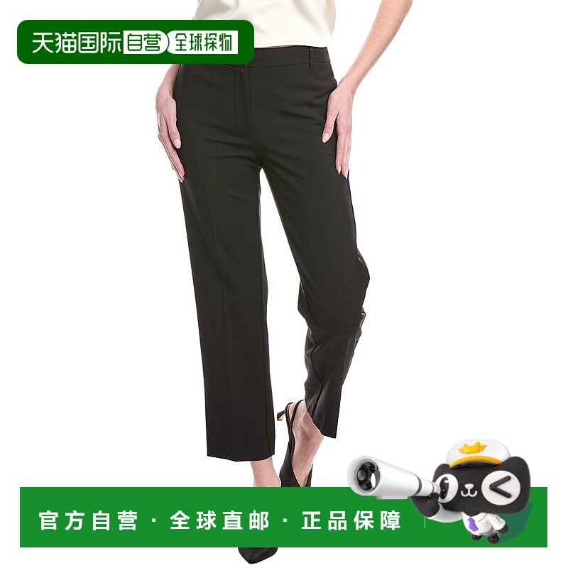 自营Rebecca Taylor Cavalry Wool-Blend Twill Pant - black 美