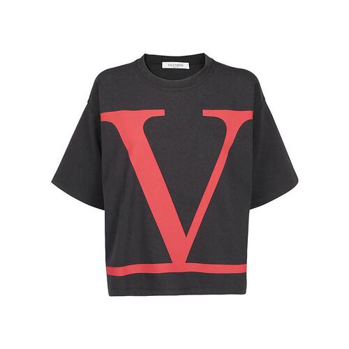 Valentino logo印花T恤 SB3MG01Y4Q1
