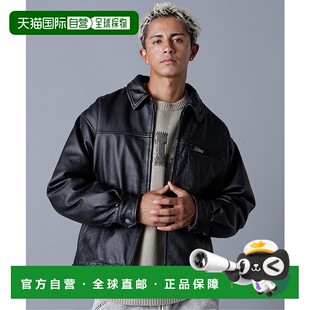 1h可退 日本直邮DankeSchon 男女同款 牛皮革外套 老化处理宽松版