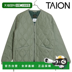 领羽绒服夹克 TAION 101ZML 日本直邮TAION FW24 男 双拉链