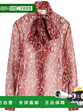 香港直邮SAINT LAURENT 女士衬衫 842861Y4J359477 CO 粉红色