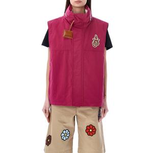 潮奢 Moncler Genius女士Moncler X JW Anderson标志贴片无袖夹