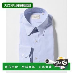 95727822 平纹细条纹圆领常规彩色衬衫 ARROWS 日本直邮UNITED