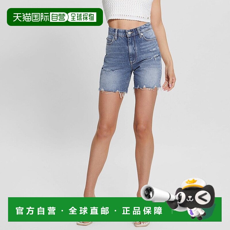 日本直邮Guess 80s Pedal 女士牛仔短裤 [GU1432EW29618]