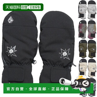 日本直邮VOLCOM JP STN Mit 男女款连指手套单板滑雪和滑雪运动