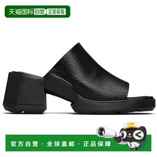 1h可退 香港直邮潮奢 miista 女士 黑色 Clarin 穆勒鞋 E83636