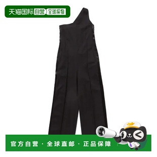 优雅硬朗风格 1h可退 单肩连身裤 女士黑色正装 显 日本直邮CINOH