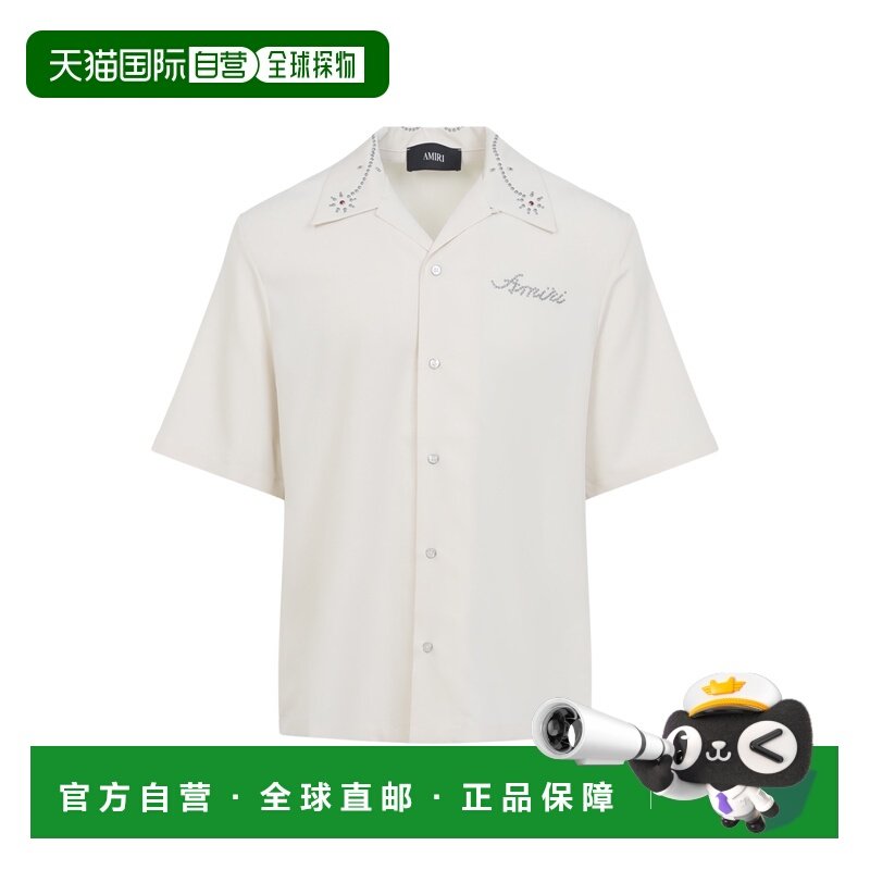 1h可退 香港直邮AMIRI 男士 铆钉露营衬衫 AMTOSH1013 beige米色,男装,衬衫,淘宝优惠券,粉丝福利购,淘宝优惠卷