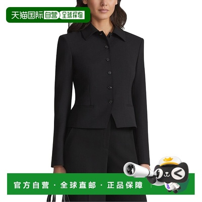 自营Lafayette 148 New York Tailored Cropped Jacket - black