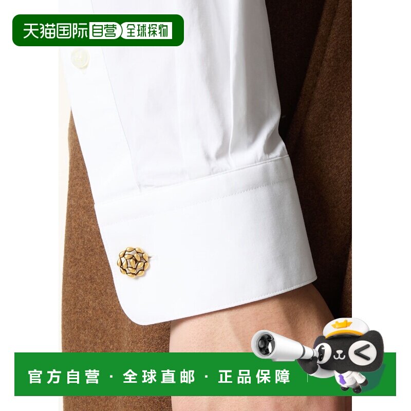 自营欧洲直邮Loro Piana 男士黄铜金色袖扣纽扣