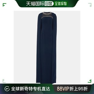 Jenny Packham 女士 000390 香港直邮潮奢 crêpe 精饰披肩礼服