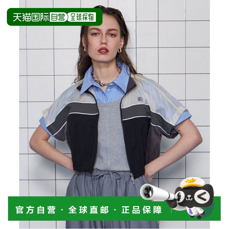 1h可退 日本直邮MAISON SPECIAL 女士彩块设计半袖上衣  21251315