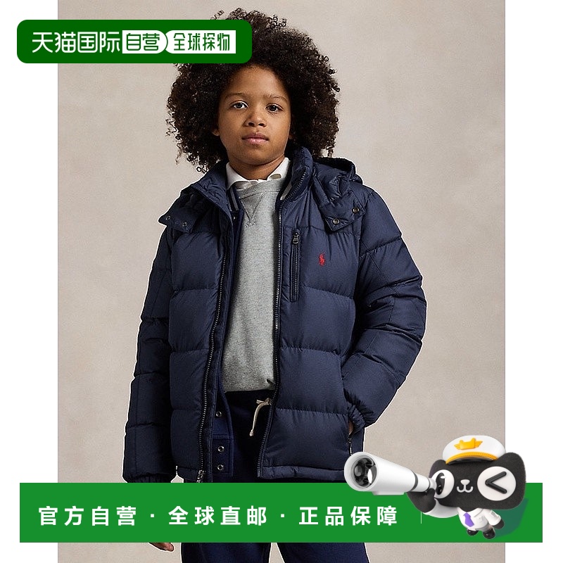 自营欧洲直邮RalphLauren拉夫劳伦 防撕裂连帽羽绒服