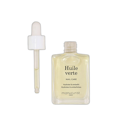 欧洲直邮Manucurist green法国有机 绿色天然植物指甲油15ml 滋养