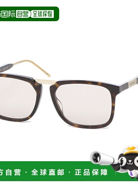 日本直邮古驰太阳镜眼镜男士 56 号黄棕色 GUCCI GG0842S 004