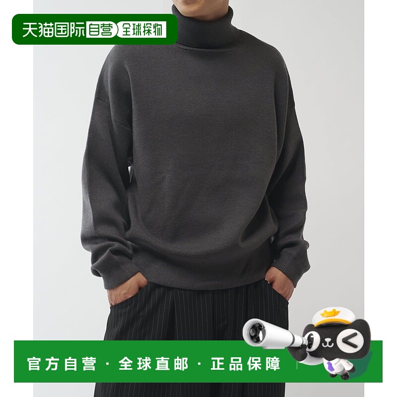 1h可退 日本直邮Lui's 男士宽松基础感圆领针织衫 LUZ2052305A000