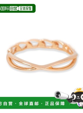 1h可退 日本直邮NOJESS 女士K10金属戒指 双面设计 可搭配各种风