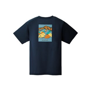 日本日潮Montbell蒙贝欧运动速干短袖T恤情侣透气T恤1114725