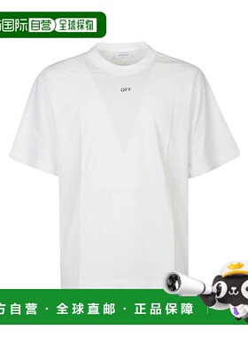 香港直邮OFF-WHITE 男士T恤 OMAA120F25JER008 AW2025 白色