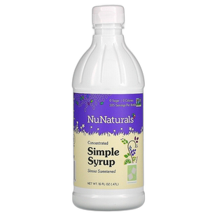 香港直邮NuNaturals,NuStevia甜叶菊简易糖浆,16液体盎司(.47毫