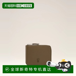 男士 欧洲直邮AMI USL704.AL0138.298 PARIS 钱包小巧牛皮 25秋冬