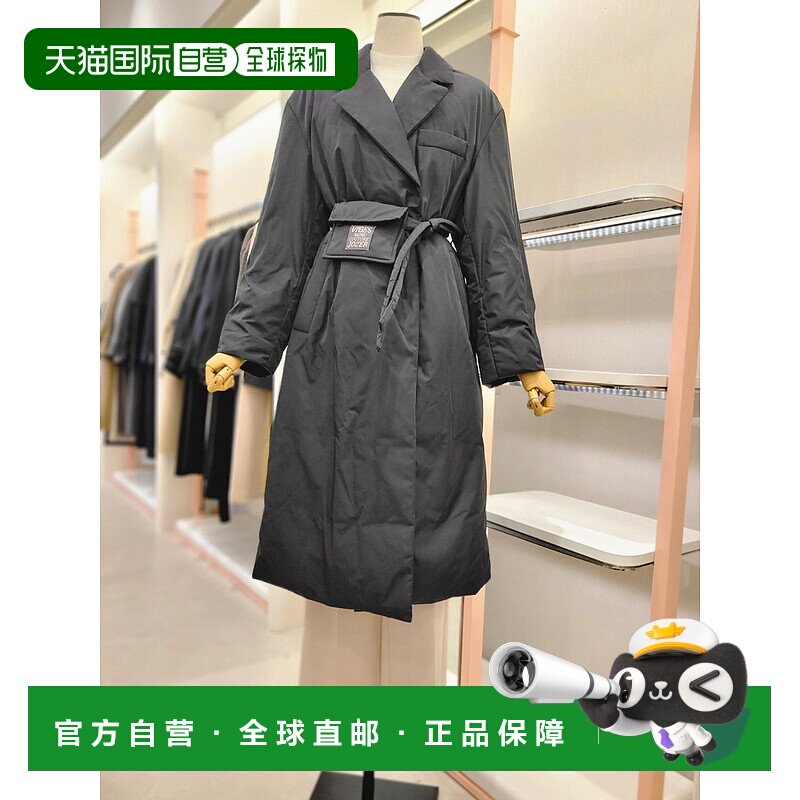 韩国直邮[ITMICHAA] 女性point鹅绒长大衣 (ITNBWPD140)羽绒