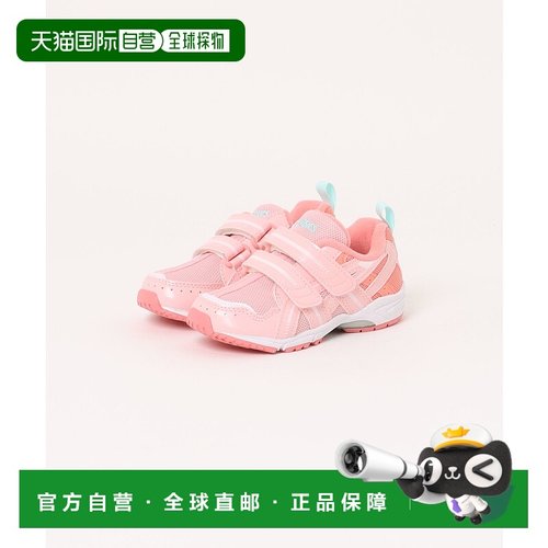 1h可退 日本直邮asics 儿童 轻量分趾设计 学步鞋 双魔术贴 53028